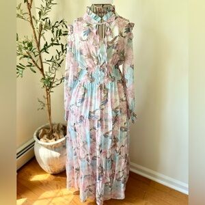 CHIFFON MAXI DRESS